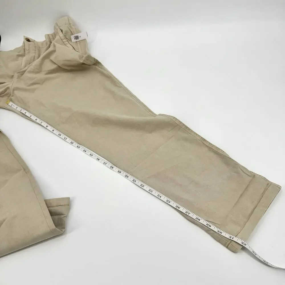 Old Navy High-Waisted OGC Chino Tapered Straight Pants A Stones Throw XL Tall